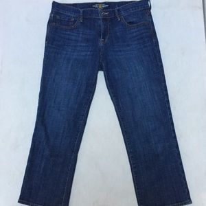 Lucky Brand Sweet ‘n Crop Jeans Denim Sz 6/28 Blue